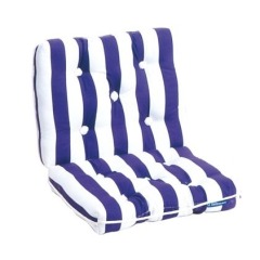 Talamex - KAPOK CUSHION BLUE/WHITE STRIPED DOUBLE - 79.505.113